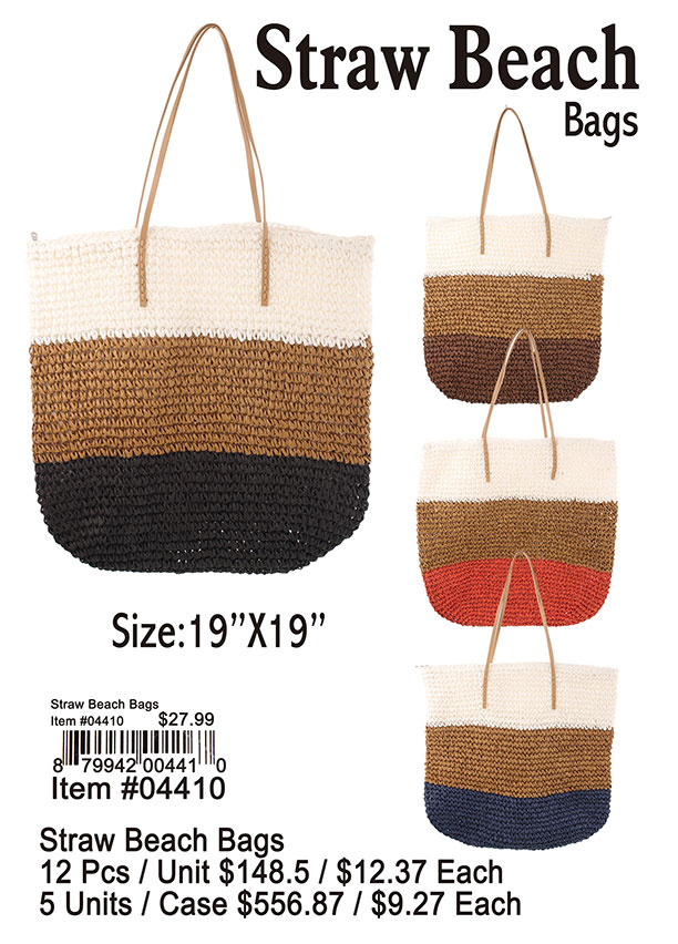 Straw Beach Bags