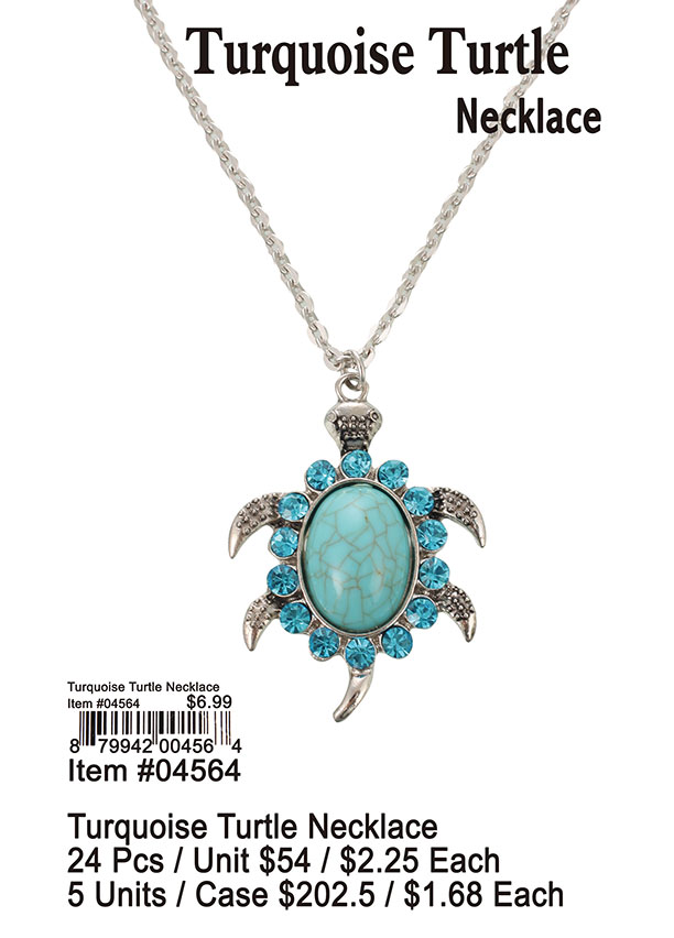 Turquoise Turtle Necklaces