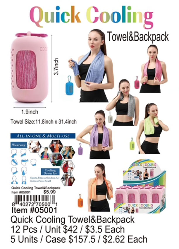 Quick Cooling Towel&Backpack