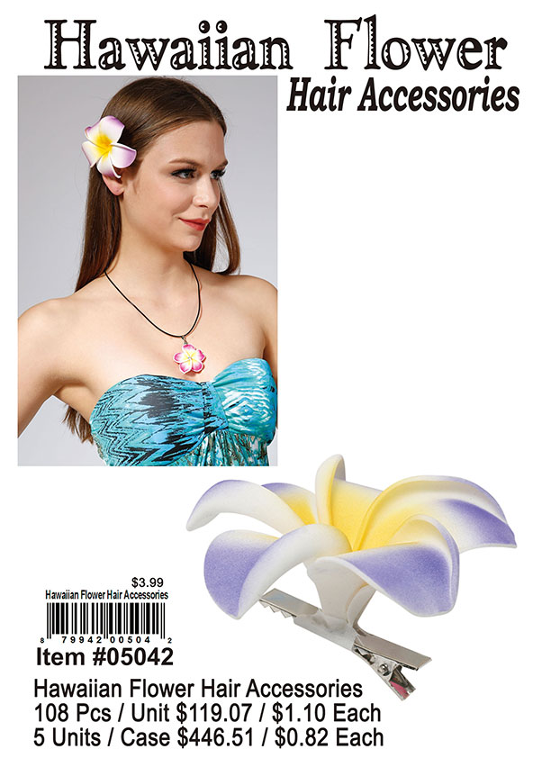 Hawaiian Flower Hair Accessories