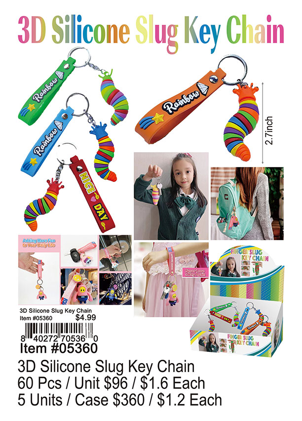 3D Silicone Keychain