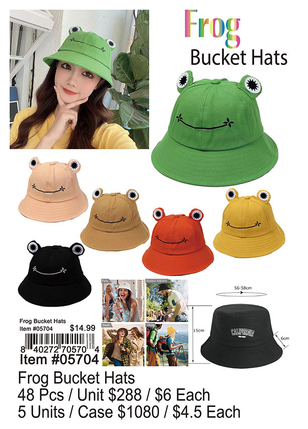 Frog Bucket Hat