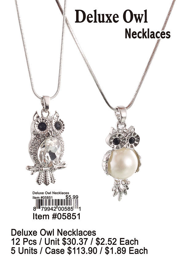 Deluxe Owl Necklaces