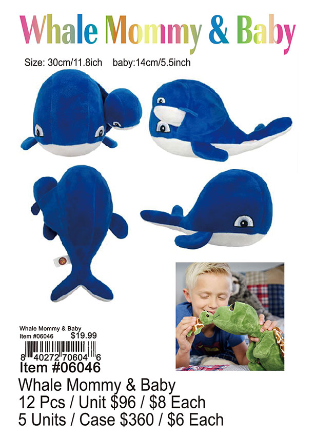 Whale Mommy and Baby