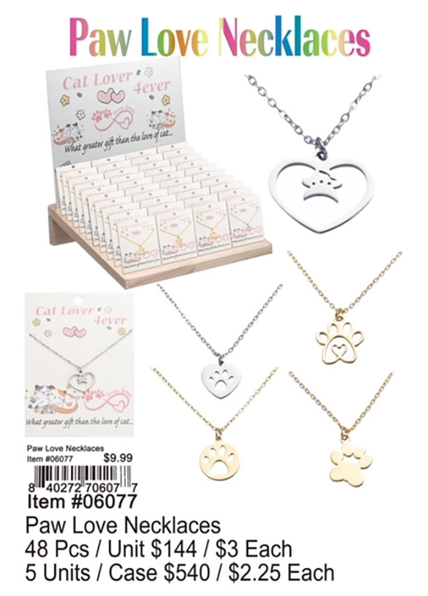 Paw Love Necklaces