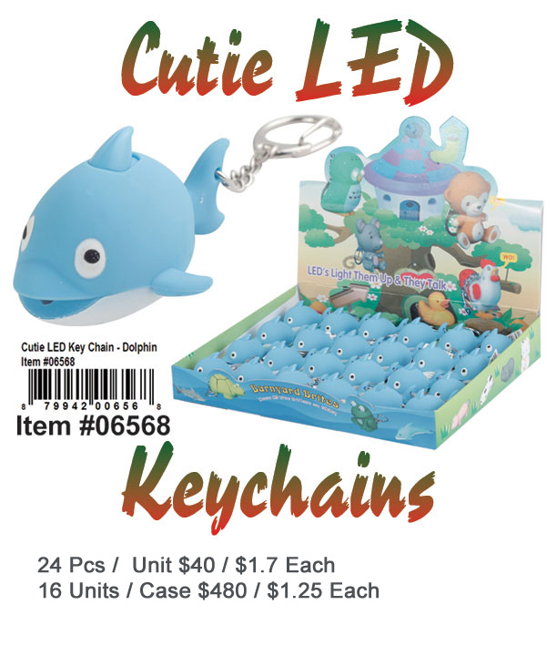 Cutie LED Keychain-Dolphin