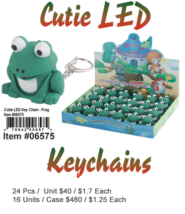 Cuties LED Keychains-Frog