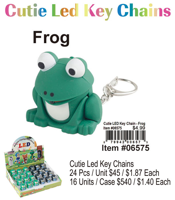Cutie LED Keychain-Frog