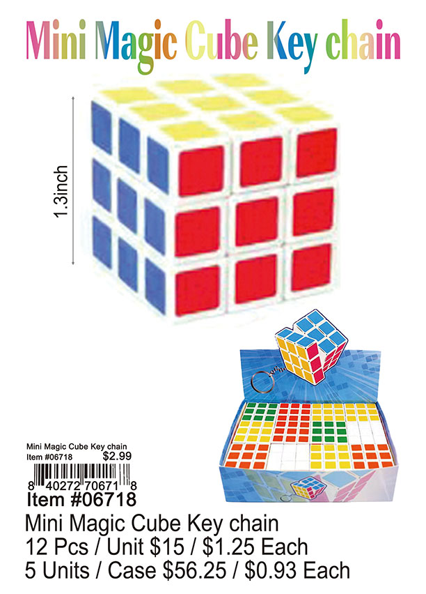 Mini Magic Cube Keychain