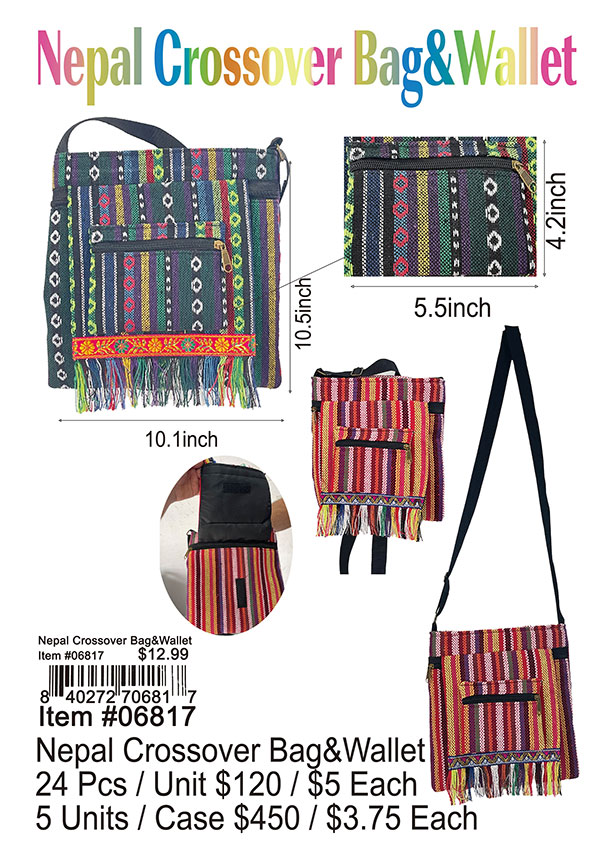 Nepal Crossover Bags and Wallets