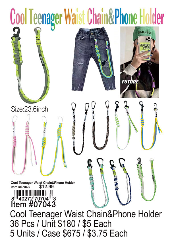 Cool Teenager Waist Chain and Phone Holder