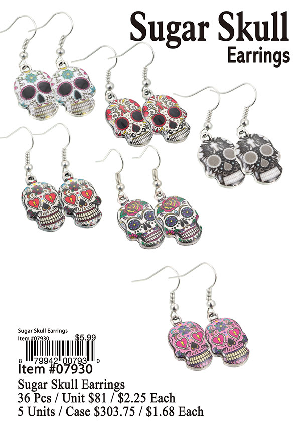 Sugar Skull Earrings