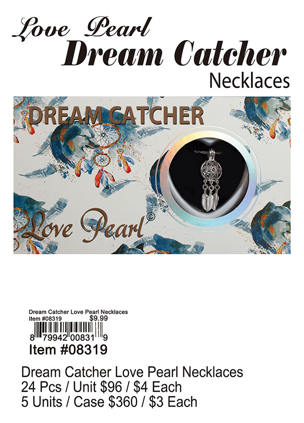 Dream Catcher Love Pearl Necklaces
