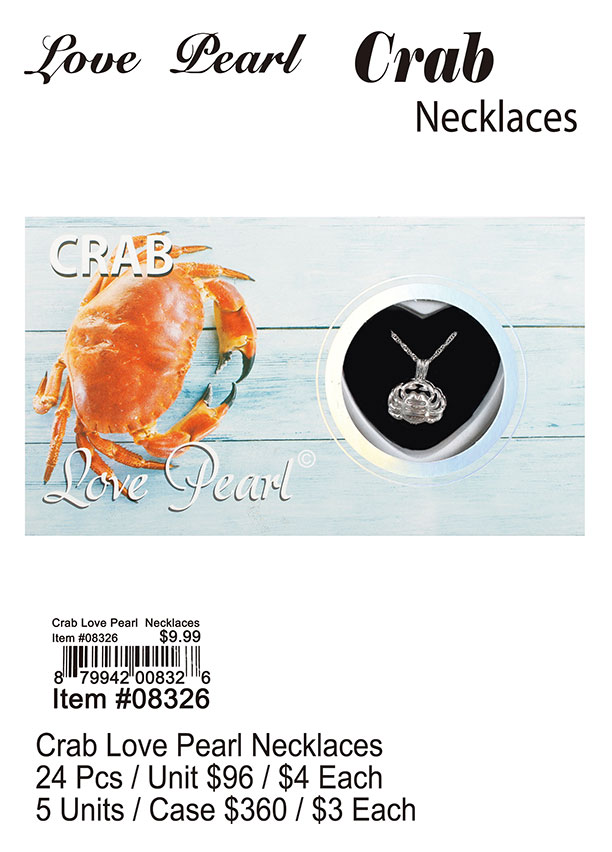 Crab Love Pearl Necklaces