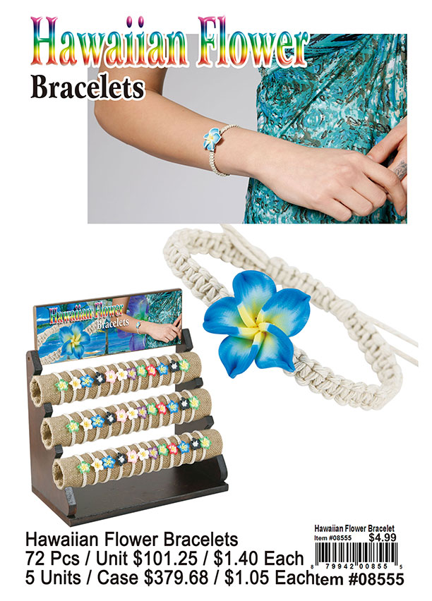 Hawaiian Flower Bracelets