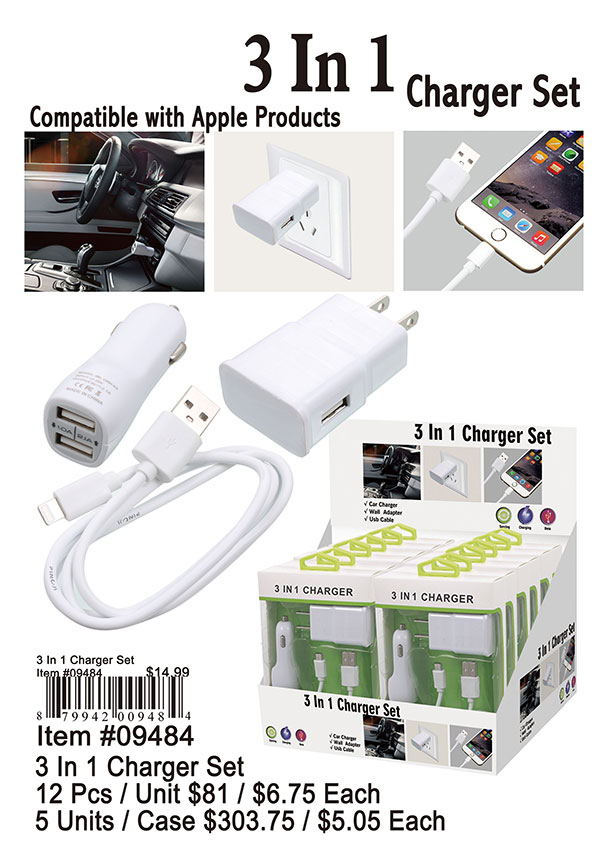 3-in-1 Charger Set