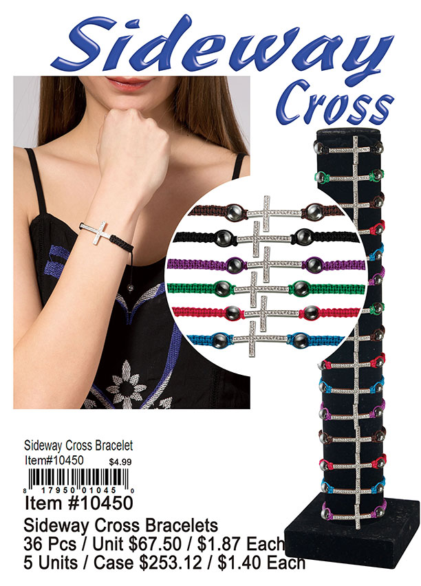 Sideway Cross Bracelets