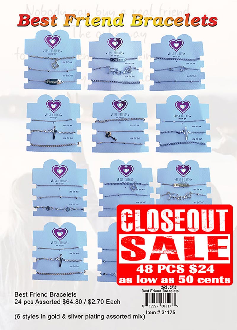 Closeout-Best Friend Bracelets