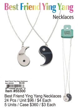 Best Friend Ying Yang Necklaces