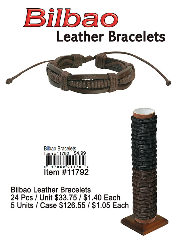 Bilbao Leather Bracelets