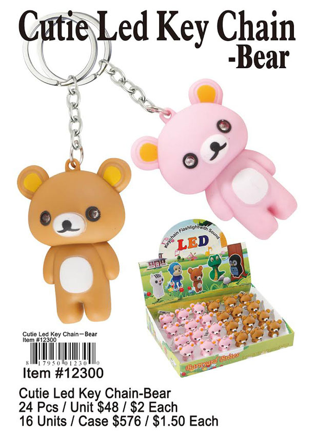 Cutie LED Keychain-Bear