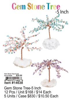 Gem Stone Tree-5 Inch