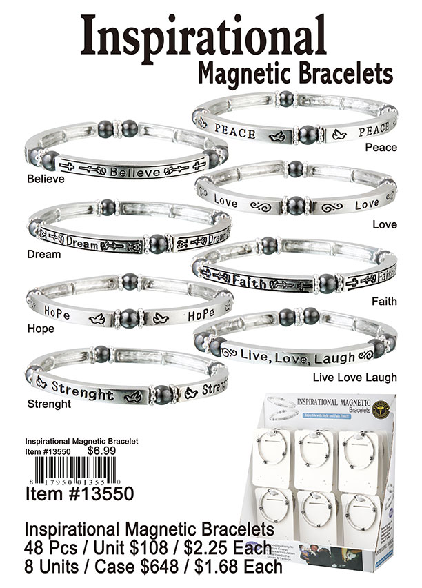 Inspirational Magnetic Bracelets