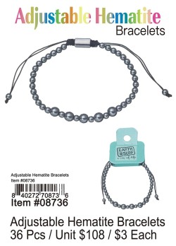 Adjustable Hematite Bracelets