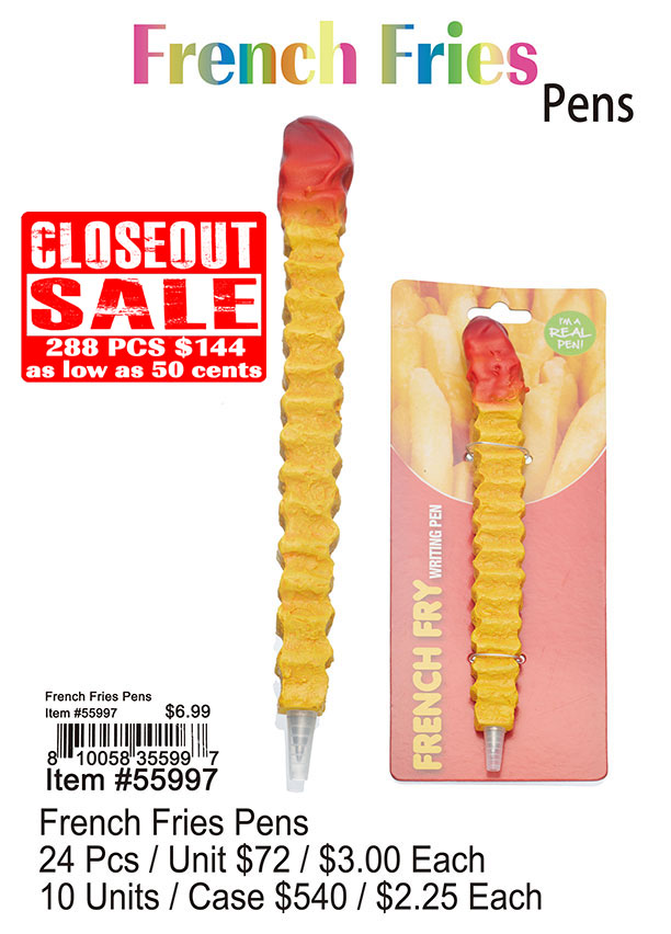 French Fries Pens (CL)