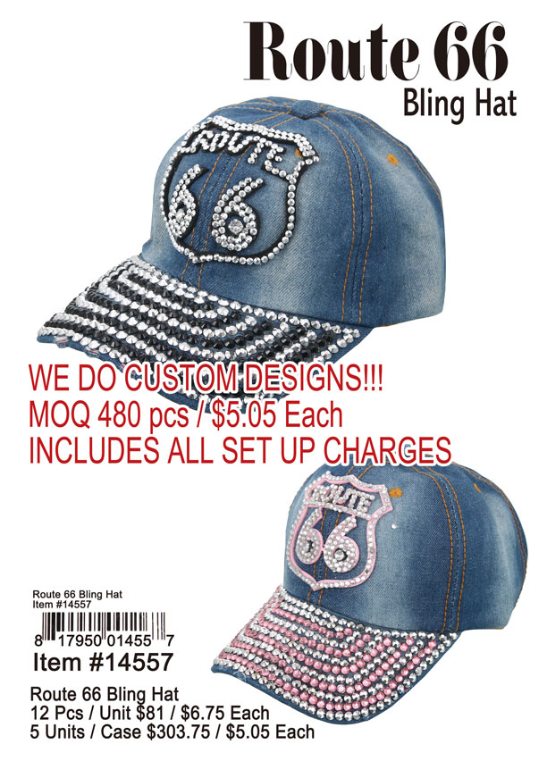 Route 66 Bling Hat