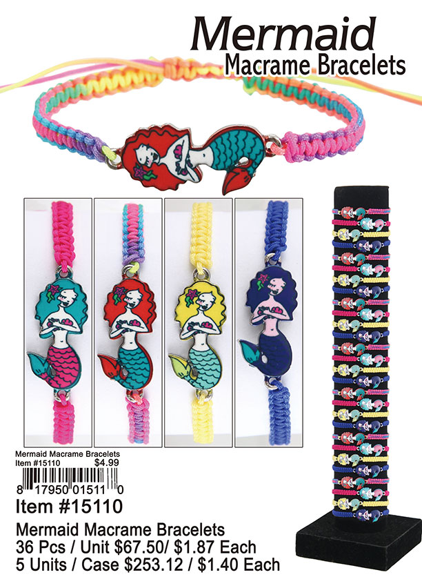 Mermaid Macrame Bracelets