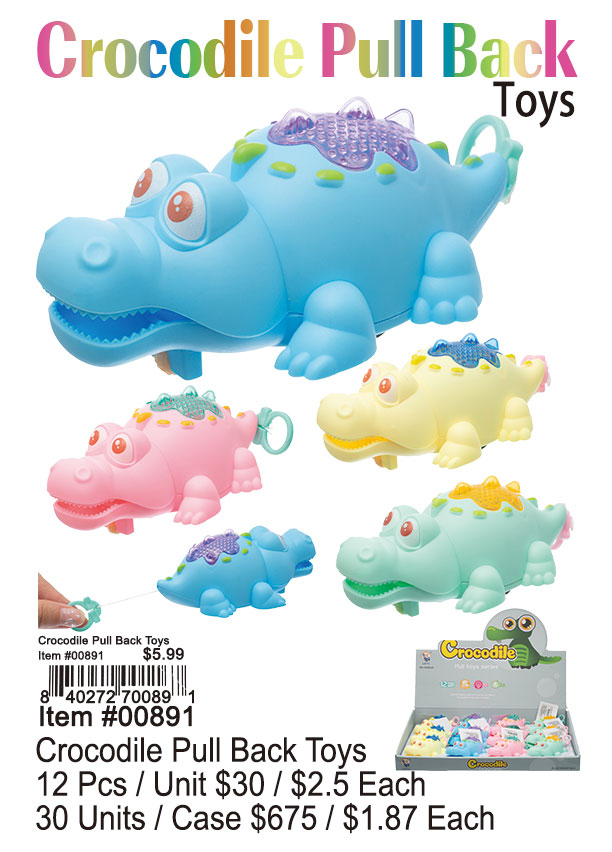 Crocodile Pull Back Toy