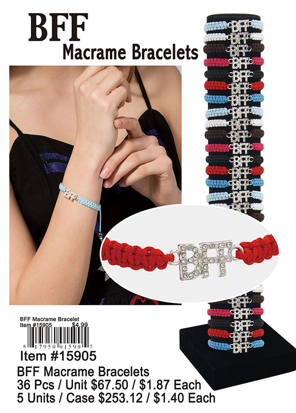 BFF Macrame Bracelets