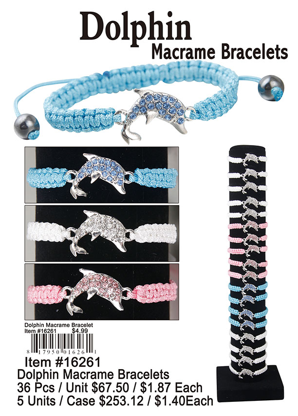 Dolphin Macrame Bracelets