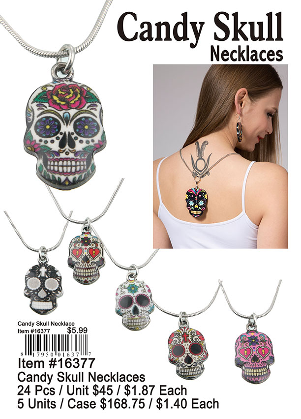 Candy Skull Necklaces