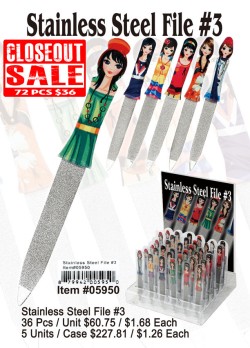 Stainless Steel Nail File-3