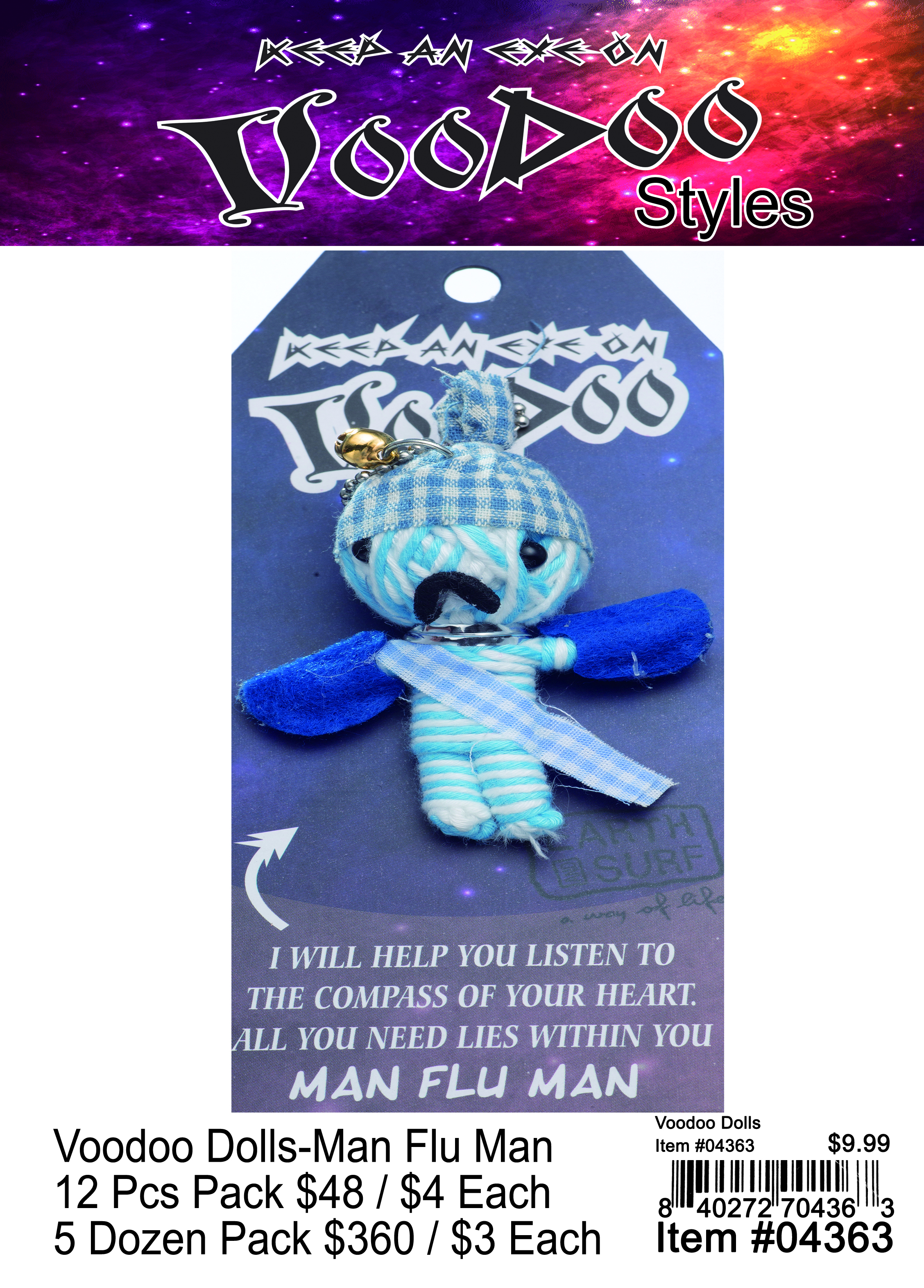Voodoo Dolls-Man Flu Man
