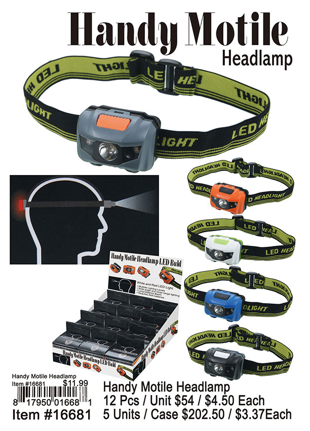 Handy Motile Headlamp