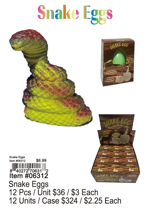 Snake Eggs Puka Creations