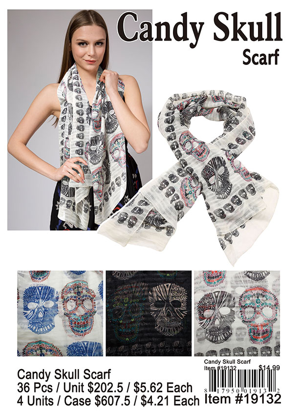 Candy Skull Scarf
