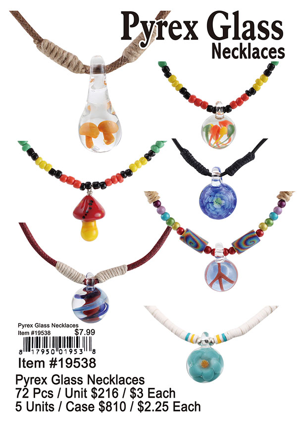 Pyrex Glass Necklaces