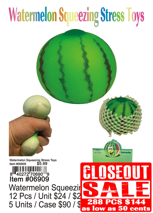Watermelon Squeezing Stress Toy (CL)