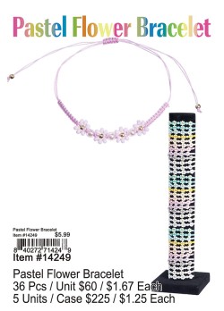 Pastel Flower Bracelets