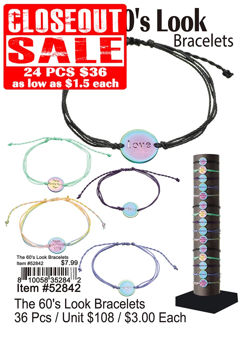 The 60s Look Bracelets