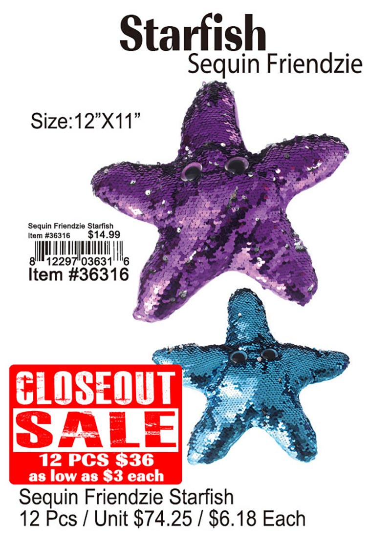 Sequin Friendzie Starfish