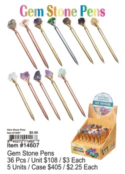 Gem Stone Pens