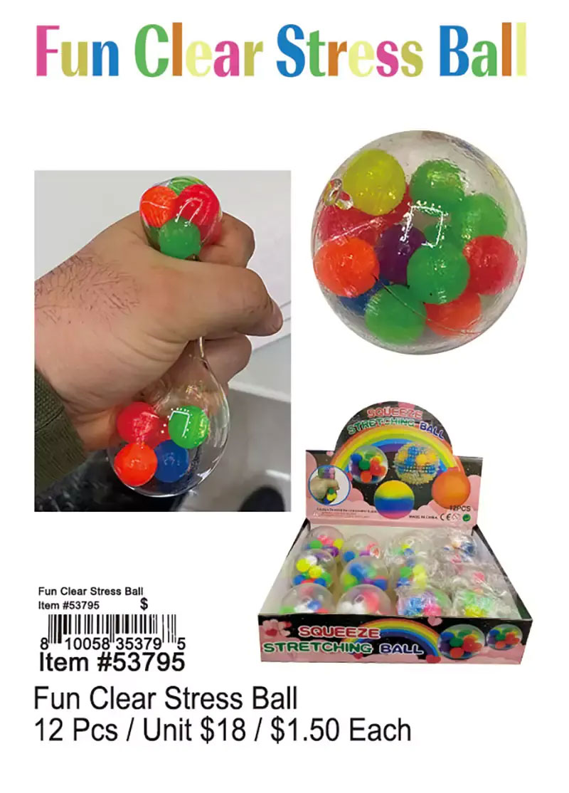 Fun Clear Stress Ball