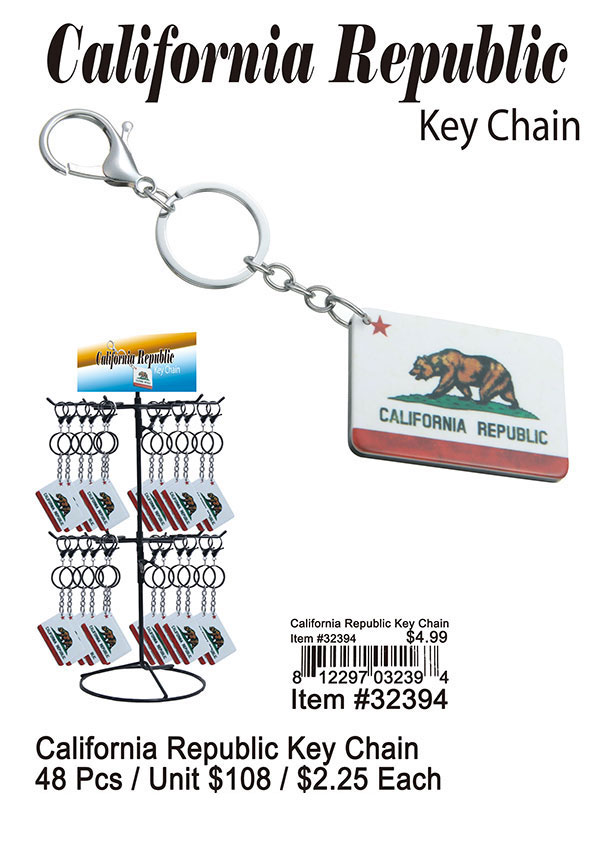 California Republic Keychain