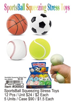 Sports Ball Squeezing Stress Toy