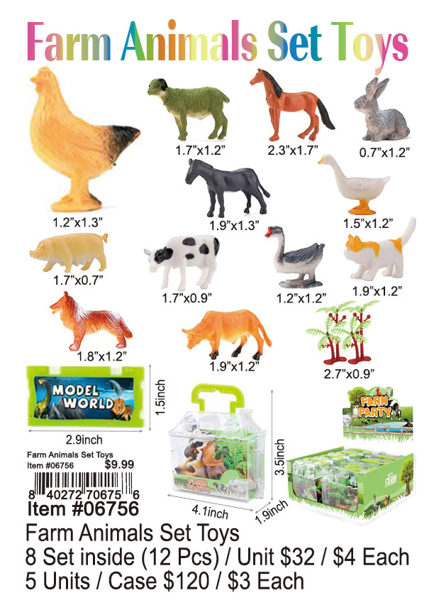 Farm Animal Set Toys